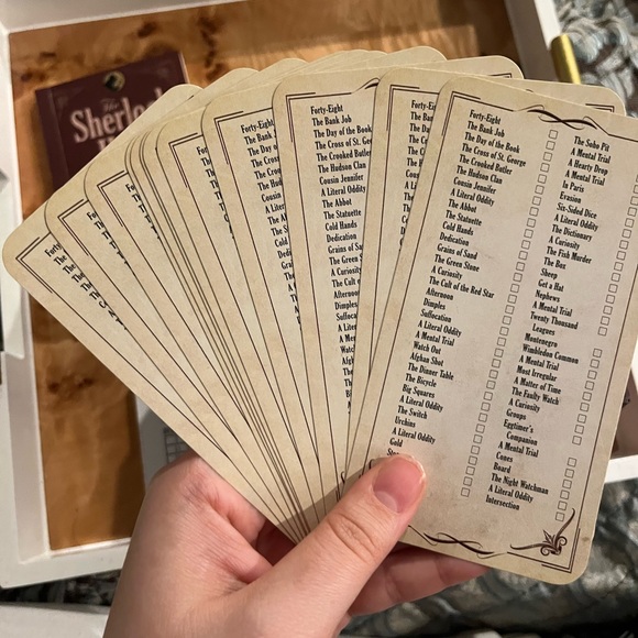 2 for 20!! The Sherlock Holmes Puzzle Case Game - Picture 10 of 14